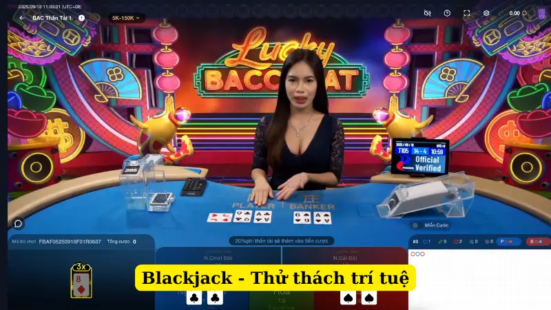 Blackjack - Thử thách trí tuệ