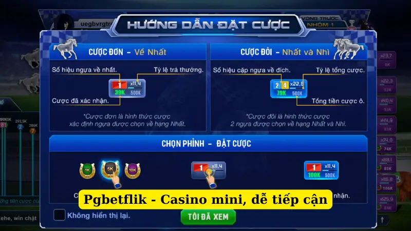 Pgbetflik - Casino mini, dễ tiếp cận