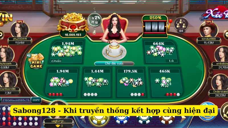 Sabong128 - Khi truyền thống kết hợp cùng hiện đại